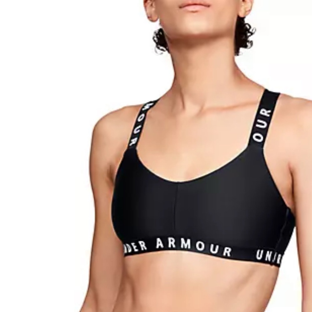 Women's Under Armour Wordmark Strappy Sportlette Bra